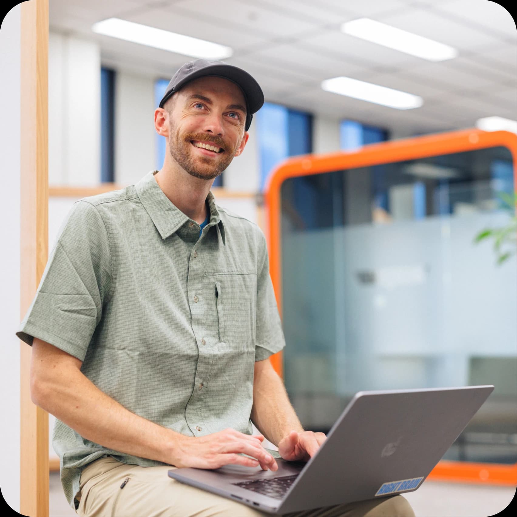 Team member working at Caldera