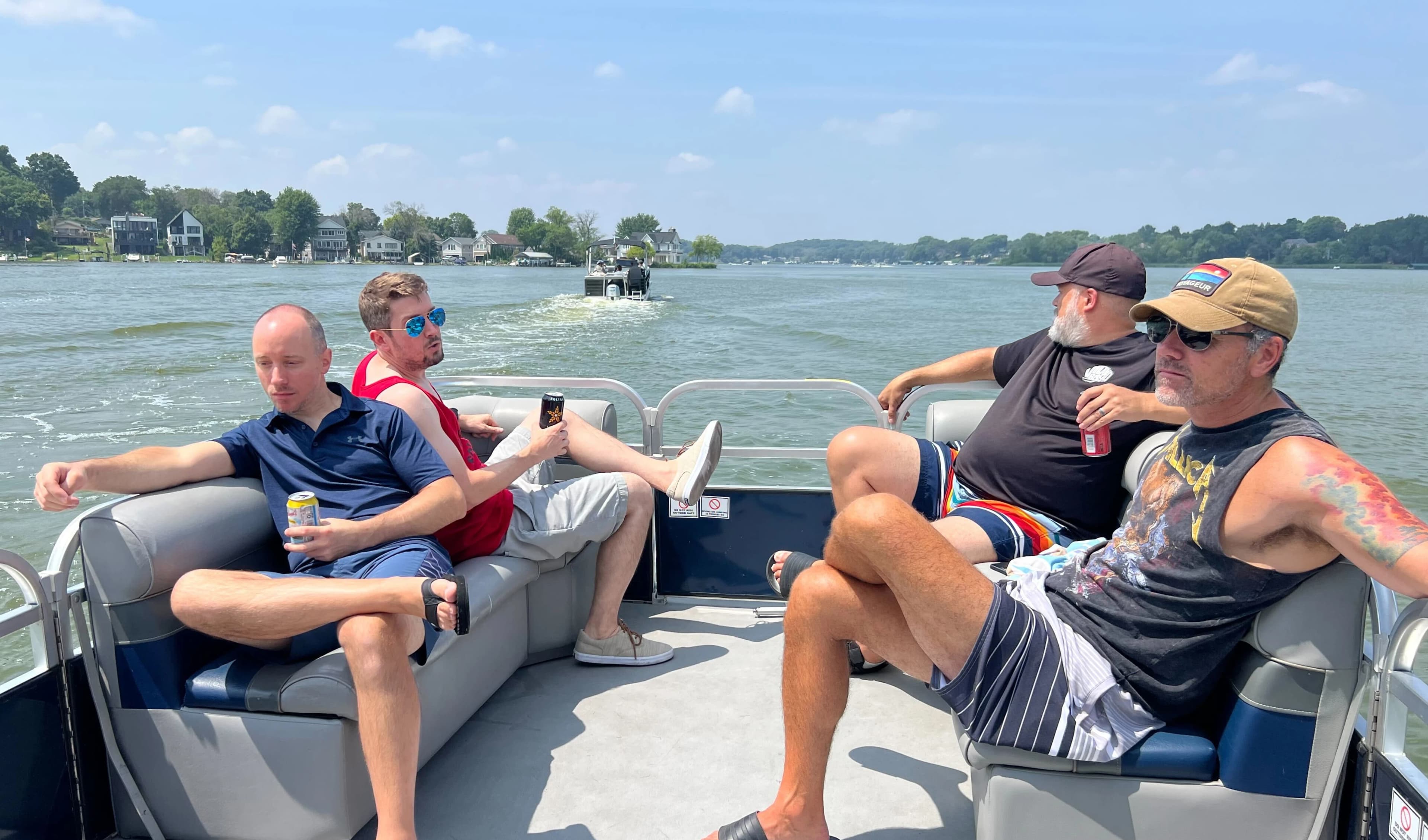 Caldera team enjoying outdoor activities together