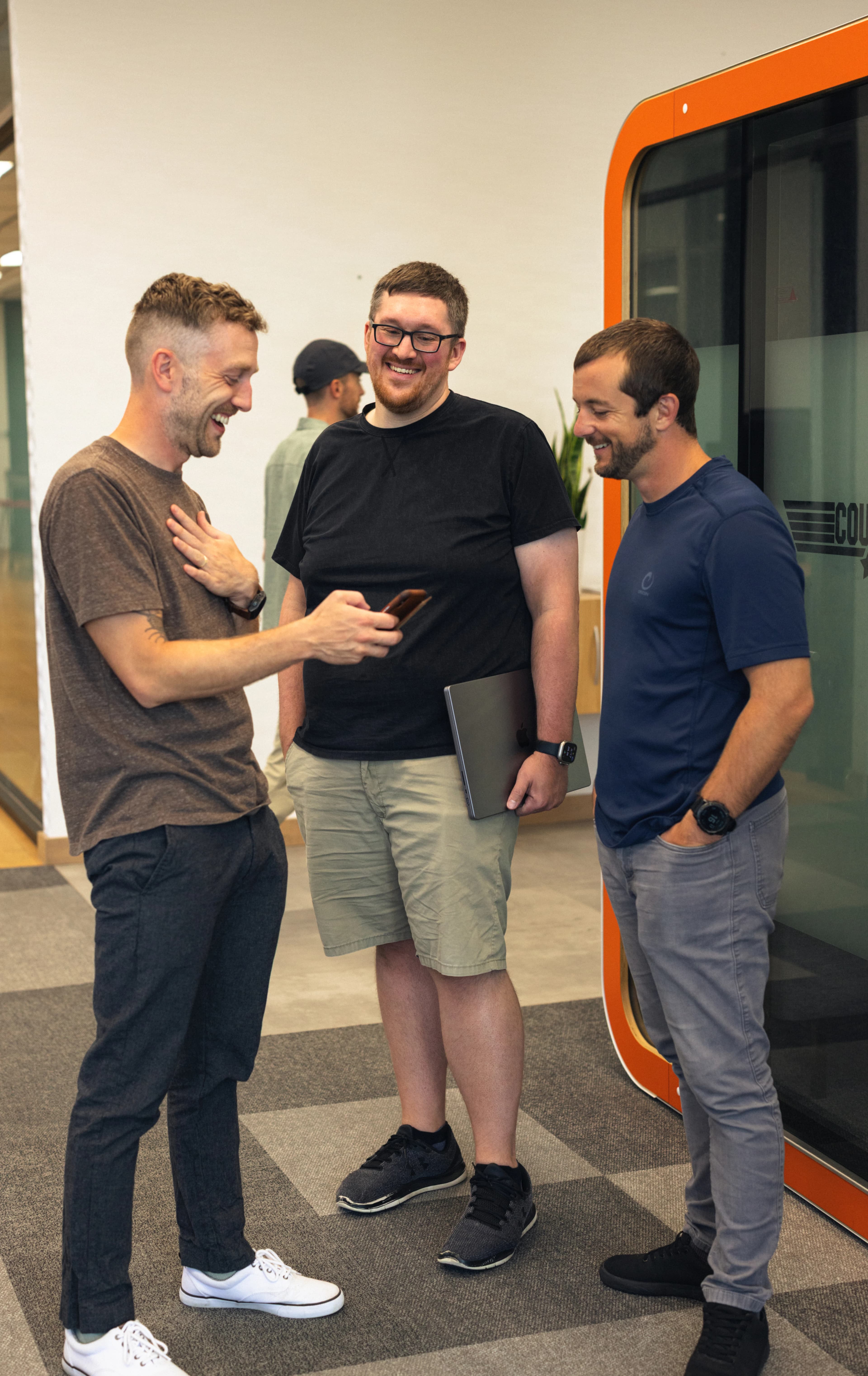 Caldera team members collaborating